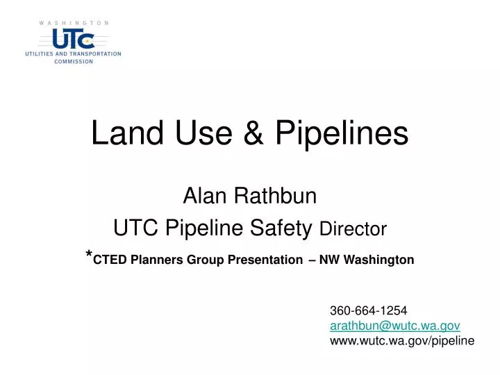 land use pipelines