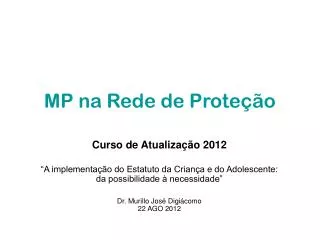 mp na rede de prote o