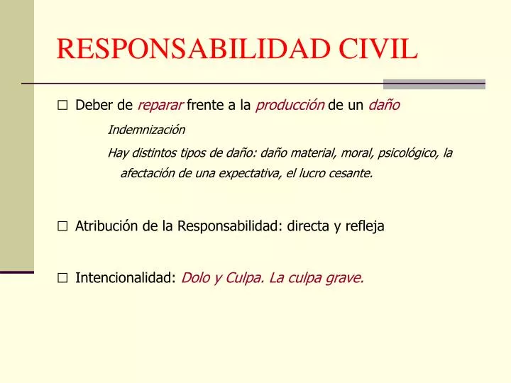 responsabilidad civil