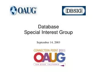 Database Special Interest Group