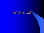 NATURAL LAW