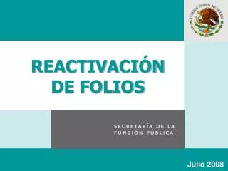 reactivaci n de folios