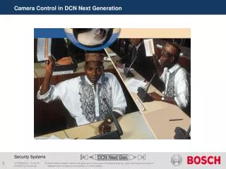 Camera Control in DCN Next Generation