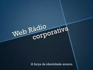 web r dio corporativa