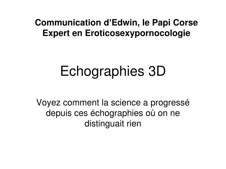 echographies 3d