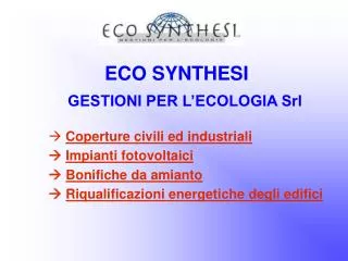 eco synthesi