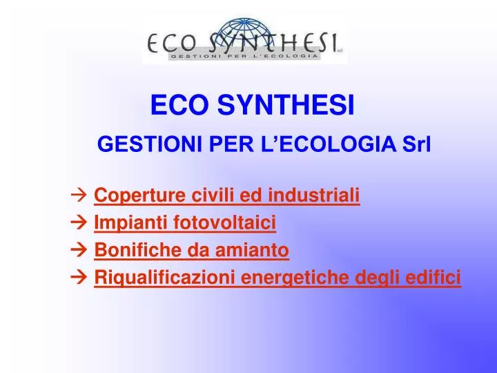 eco synthesi