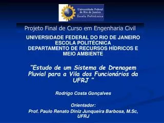 projeto final de curso em engenharia civil