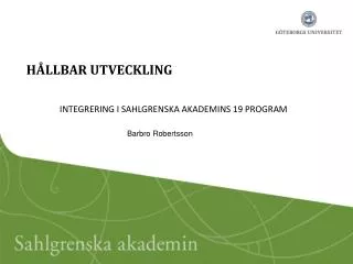 h llbar utveckling