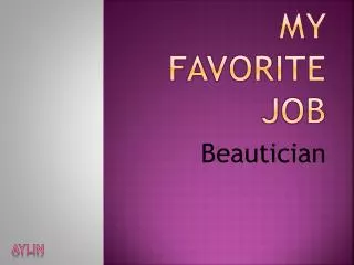 my favorite job
