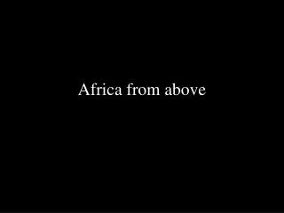 africa from above