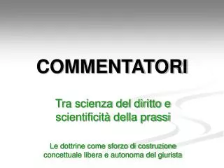 commentatori