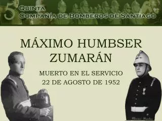 m ximo humbser zumar n
