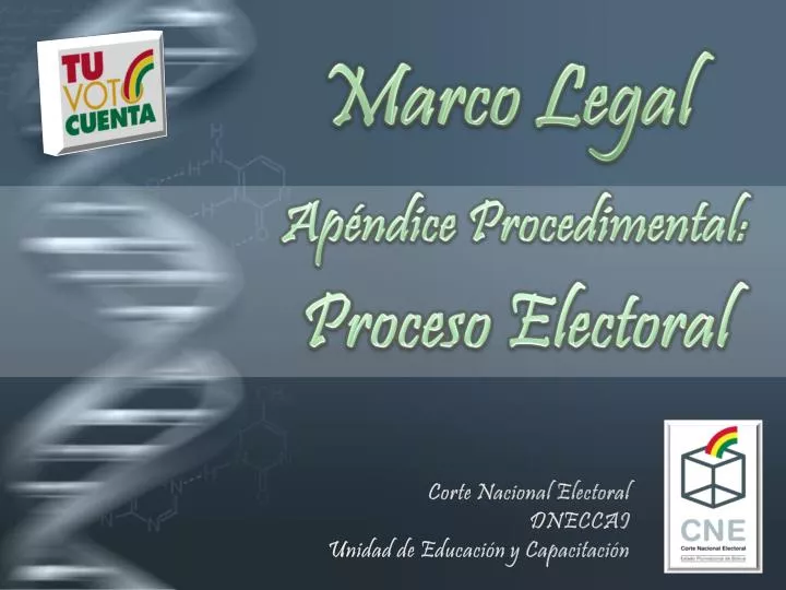 corte nacional electoral dneccai unidad de educaci n y capacitaci n