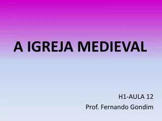 a igreja medieval