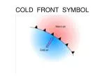 COLD FRONT SYMBOL - slide 1