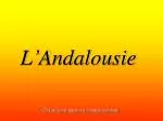 L’Andalousie - slide 1