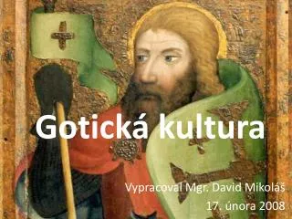 gotick kultura