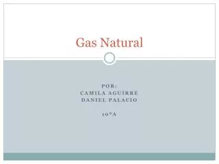 gas natural