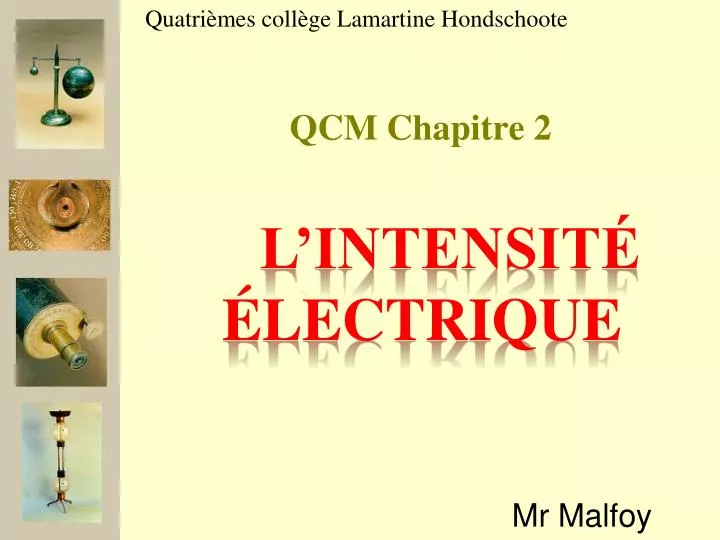 qcm chapitre 2