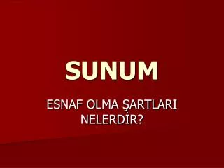 sunum