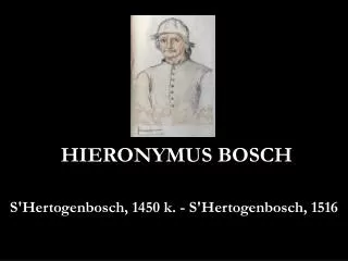 hieronymus bosch