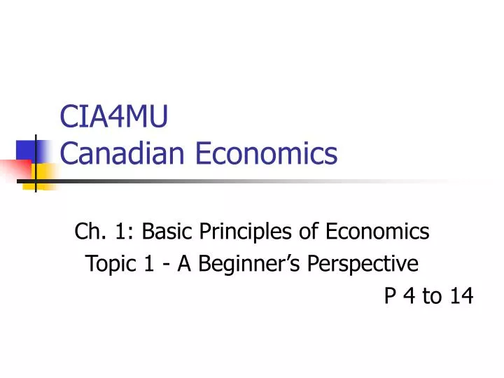 cia4mu canadian economics