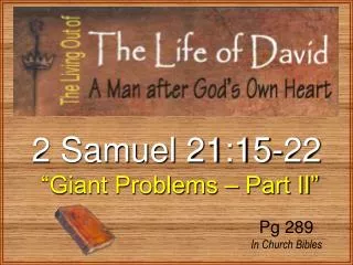 2 Samuel 21:15-22