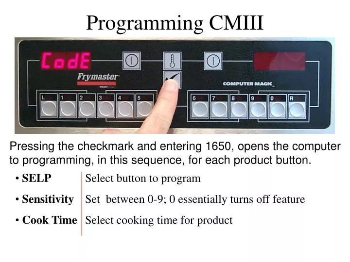 programming cmiii