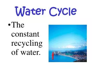 Water Cycle