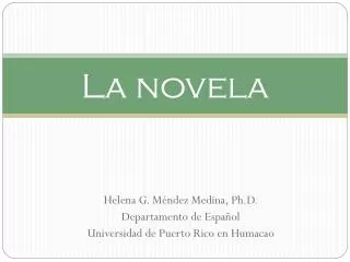la novela