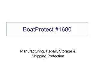 BoatProtect #1680