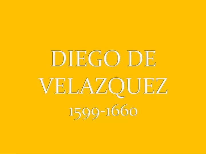 diego de velazquez 1599 1660