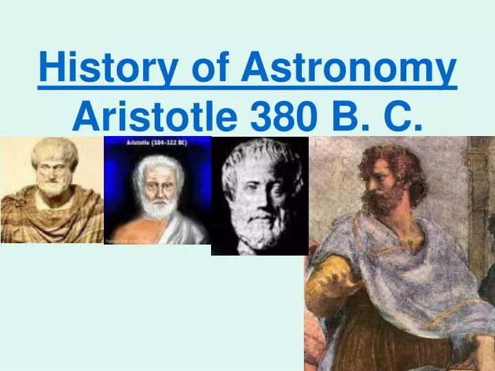 history of astronomy aristotle 380 b c