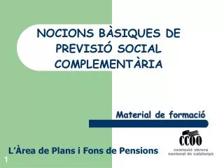 nocions b siques de previsi social complement ria