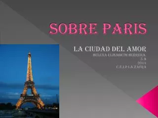sobre paris