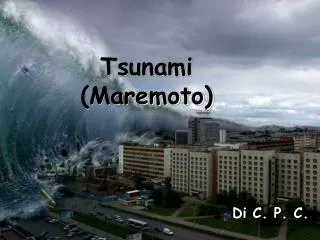 tsunami maremoto