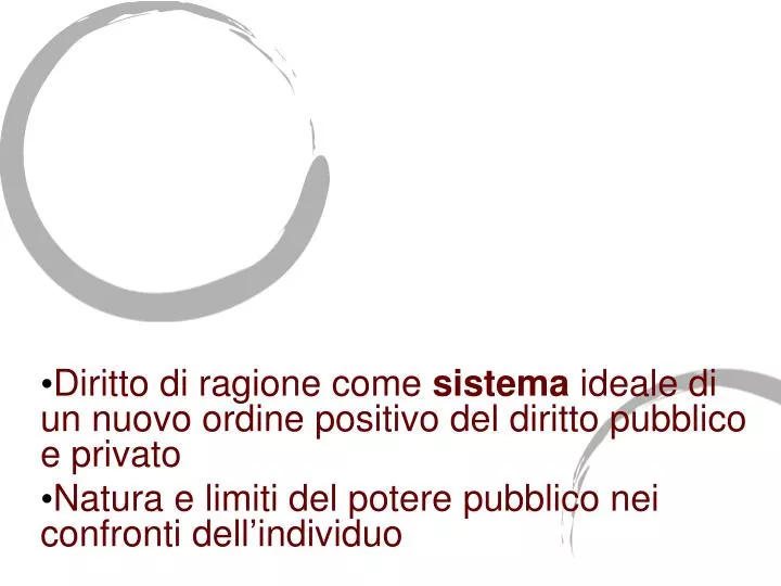 il sorgere delle dottrine giusnaturalistiche in europa