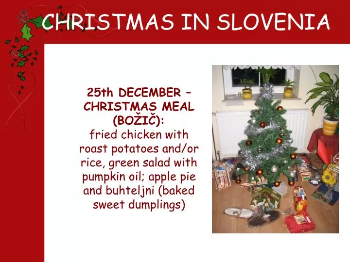 christmas in slovenia