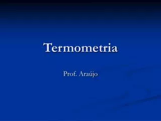 termometria