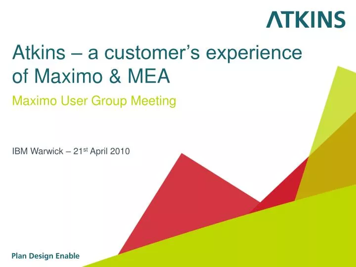 atkins a customer s experience of maximo mea