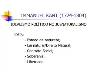 immanuel kant 1724 1804
