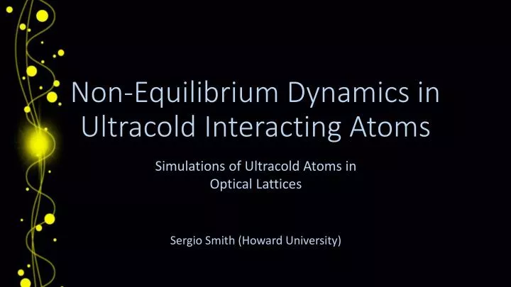 non equilibrium dynamics in ultracold interacting atoms