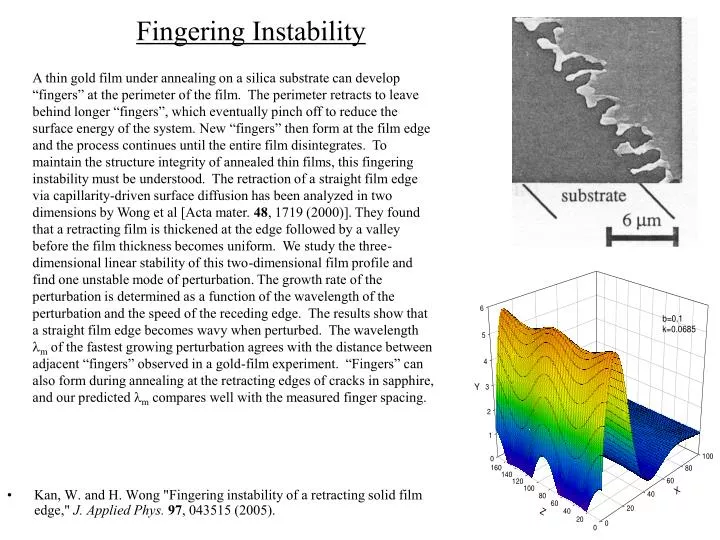 fingering instability