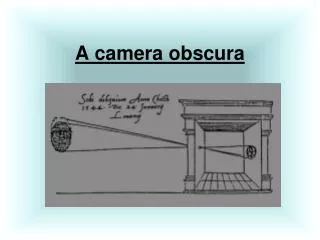 a camera obscura