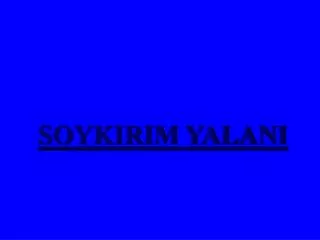 soykirim yalani