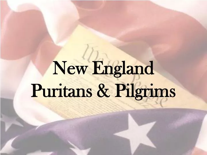 new england puritans pilgrims