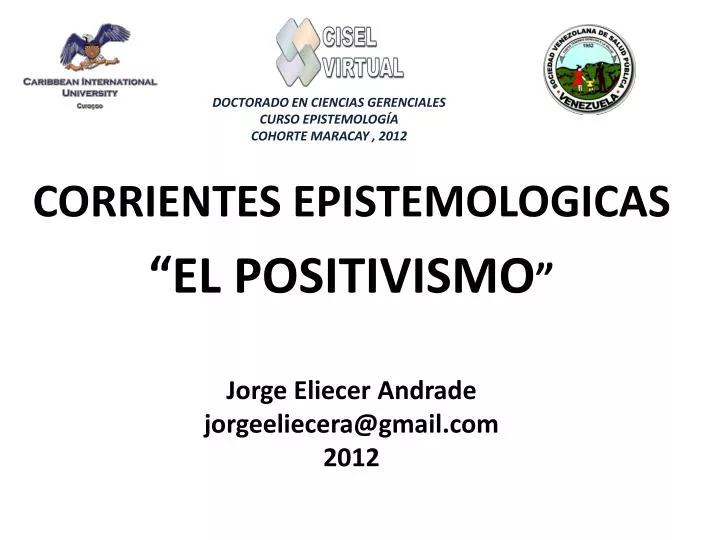 doctorado en ciencias gerenciales curso epistemolog a cohorte maracay 2012