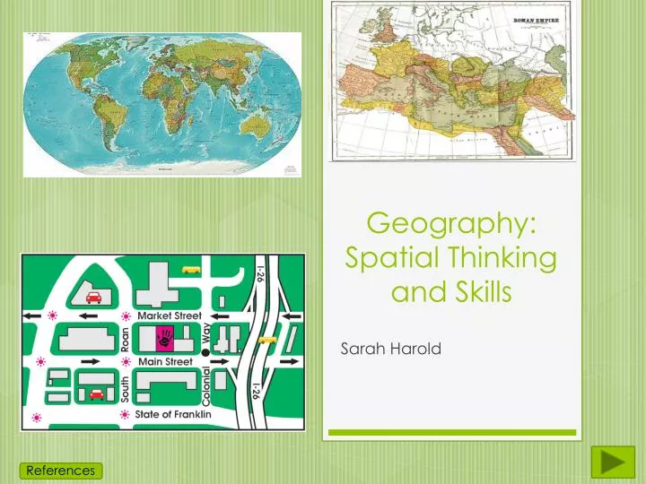 geography spatial thinking and skills