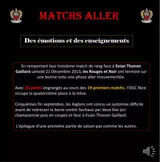 matchs aller